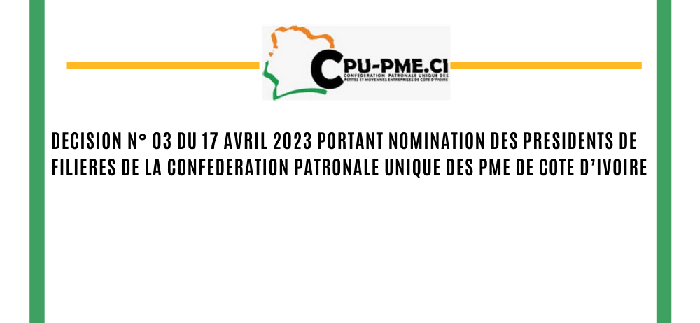 pme ivoirienne